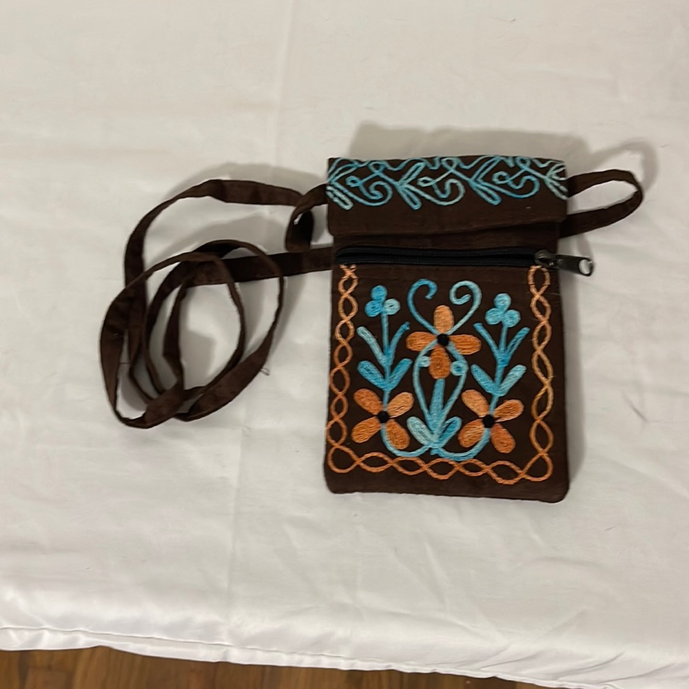 small embroider purse